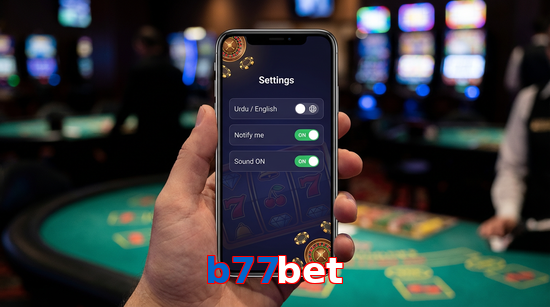 Game list for B77bet app section