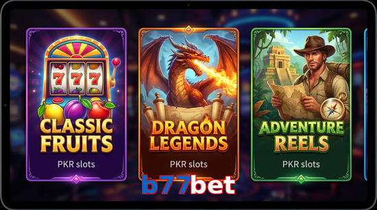 Payment and PKR controls in B77bet